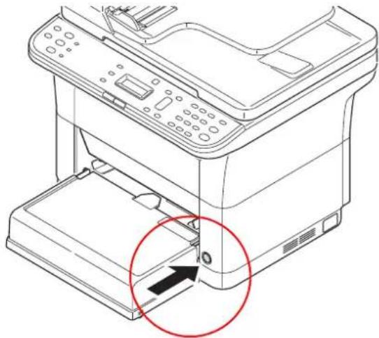 KYOCERA FS-1325MFP/KL3 - Stromkabel anschließen - 3