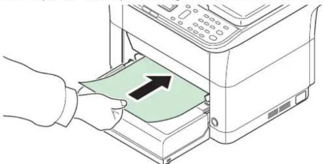 KYOCERA FS-1325MFP/KL3 - Papier in die Universalzufuhr einlegen - 2