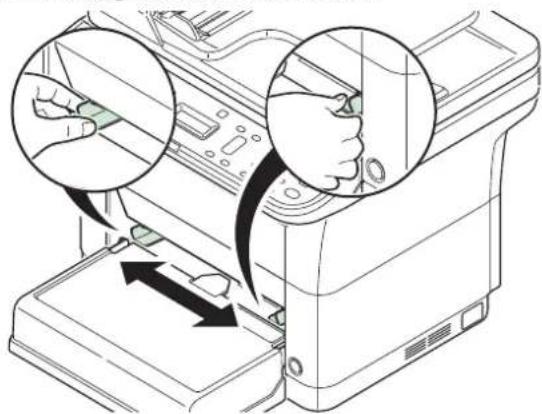 KYOCERA FS-1325MFP/KL3 - Papier in die Universalzufuhr einlegen - 1