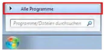 Alle Programme Programme/Dateien durchsuchen