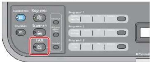 Kopieren Scanen FAX Programm 1 Programm 2 Programm 3 M-Veränder