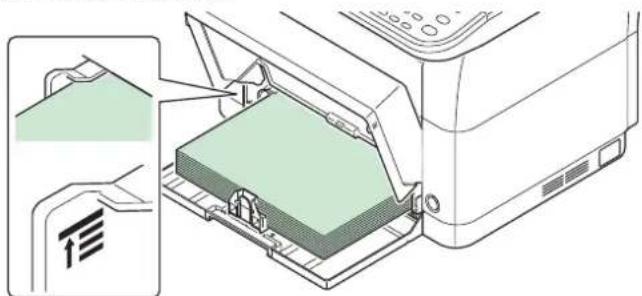 KYOCERA FS-1325MFP/KL3 - Papier in die Kassette einlegen - 10