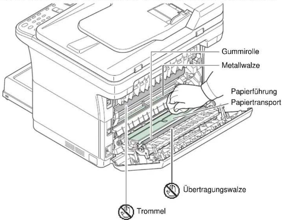 Gummirolle Metallwalze Papierführung Papiertransport Übertragungswalze Trommel