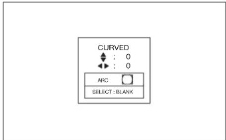 MITSUBISHI UD8850U - Adjustment using the CURVED mode - 1