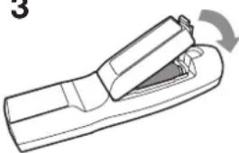 Line drawing of a mechanical device with a lever and handle, showing a curved arrow indicating rotation (no text or symbols)