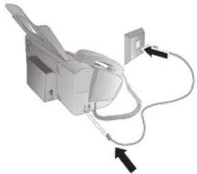 PHILIPS Magic 5 Eco PPF676E - Telefonkabel anschließen - 2