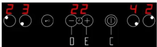 2 3 22 4 2 - + D E C