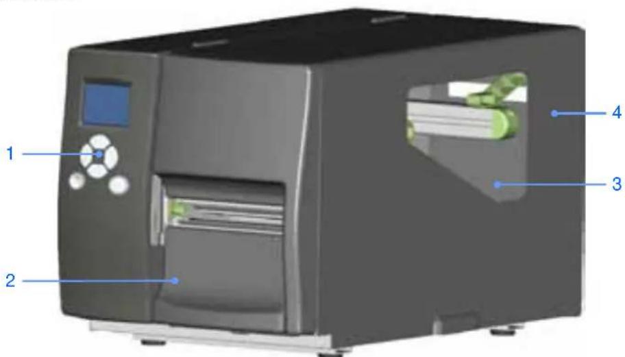 C.Itoh EZ2350i - 1-3 Bestandteile des Druckers - 1