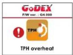 GoDEX F/W ver.: G4.000 ! TPH TPH overheat