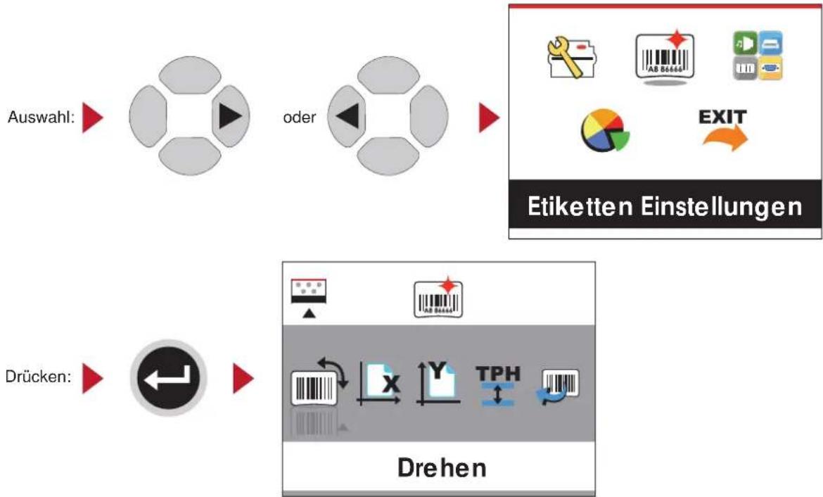 C.Itoh EZ2350i - Bedienmöglichkeiten auf der Seite "Setting" - 1