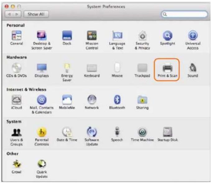 System Preferences Show All Personal General Desktop & Screen Saver Dock Mission Control Language & Text Security & Privacy Spotlight Universal Access Hardware CDs & DVDs Displays Energy Saver Keyboard Mouse Trackpad Print & Scan Sound Internet & Wireless iCloud Mail, Contacts & Calendars MobileMe Network Bluetooth Sharing System Users & Groups Parental Controls Date & Time Software Update Speech Time Machine Startup Disk Other Crowl Quark Update
