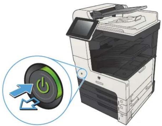 HP LaserJet Enterprise MFP M725dn - Überprüfen des Scannerglases auf Verschmutzung oder Schmierstellen - 1