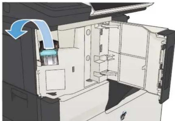 HP LaserJet Enterprise MFP M725dn - Beheben von Hefterstaus - 2