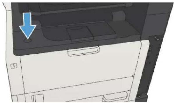HP LaserJet Enterprise MFP M725dn - Austauschen der Tonerpatrone. - 1