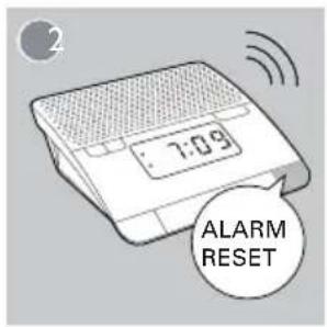 PHILIPS AJ4000 - Unterbrechen des Alarms - 2