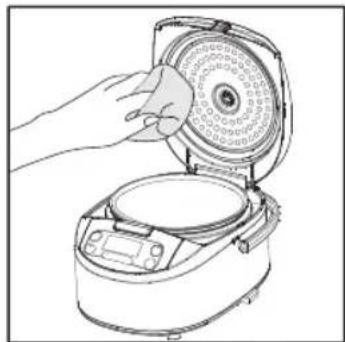 PHILIPS Viva Collection HD3036 - Tips for Cleaning the Cover (Seal) - 2