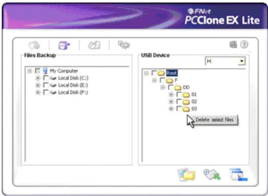 Fantec DB-228U3 - Löschen Sie das Dateibackup - 1