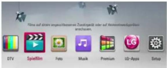 Firme auf einem anpassifizienen Zusatzgewicht oder auf Hennetzerlöseigkeiten anschänen. DTV Spielfilm Foto Musik Premium LG-Apps Setup