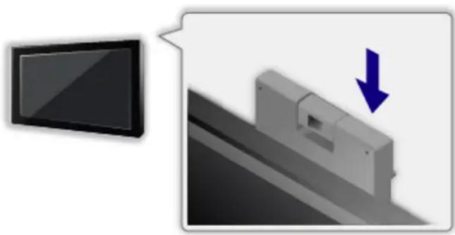 PANASONIC Viera TX-P55VTW60 - ■ Schließen der eingebauten Kamera - 1