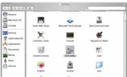 Network Macintosh HD Untitled Creating digital adjectives Applications Documents Movies Music Pictures Audio MSI Setup Bluetooth File Exchange Best Camp Assistant ColorTree Utility Console DigitalColor Meter Directory Access DINJ Minority Cob Graphics Installer Java