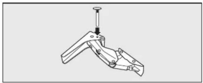 MIELE K 32443 IF - Türschließdämpfer befestigen - 3