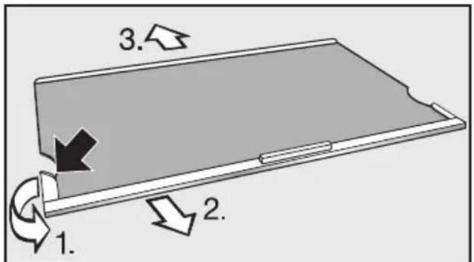 MIELE K 32443 IF - Edelstahlleiste mit LED-Beleuchtung - 1