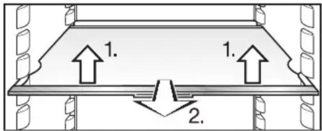 MIELE K 32443 IF - Abstellfläche / Abstellfläche mit Beleuchtung versetzen - 1