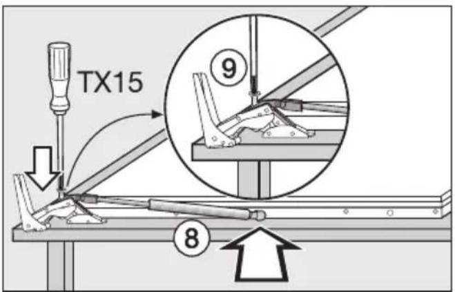 MIELE K 32443 IF - Türschließdämpfer befestigen - 1
