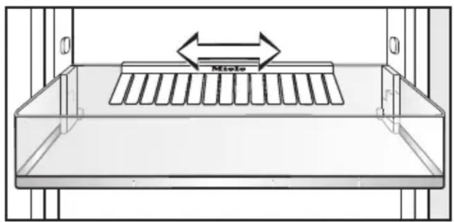 MIELE K 32443 IF - Abstellbord / Flaschenbord versetzen - 1