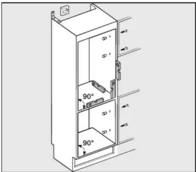 MIELE K 34472 ID - Türschließdämpfer befestigen - 4