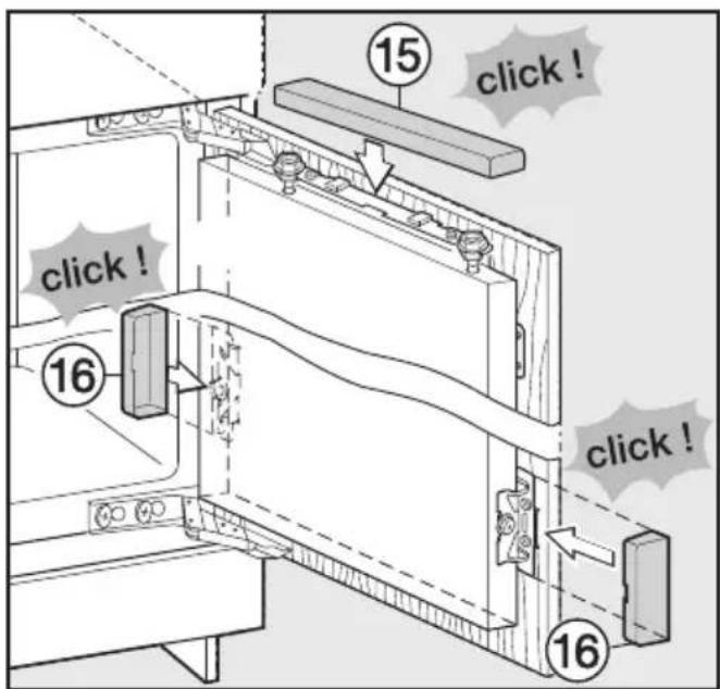 MIELE K 34473 ID - - Verstellung in der Tiefe (Z) - 1