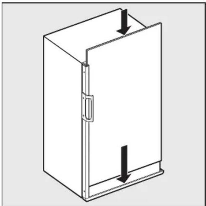 MIELE K 5224 EF - Gerätetür montieren - 6