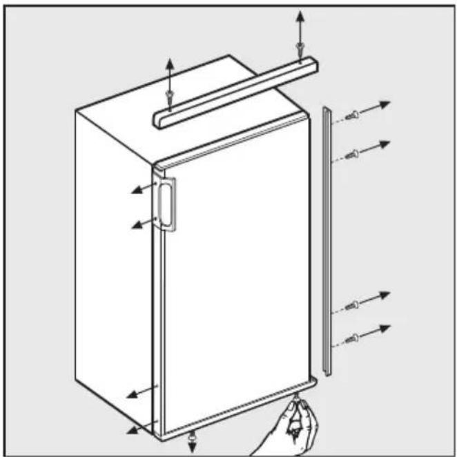 MIELE K 5224 EF - Gerätetür montieren - 5