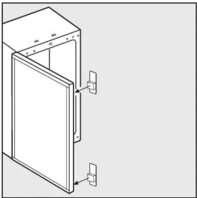MIELE K 5224 EF - Gerätetür montieren - 1