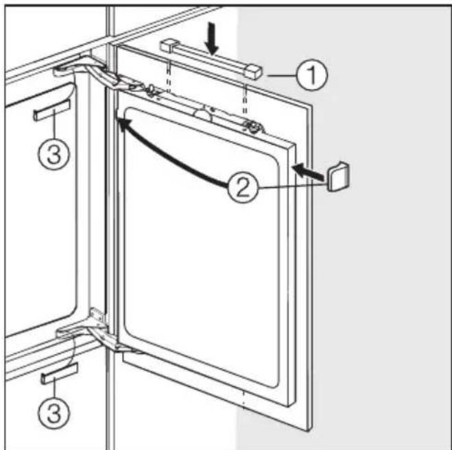 MIELE K 5224 IF-1 - Gewicht der Möbeltür - 20