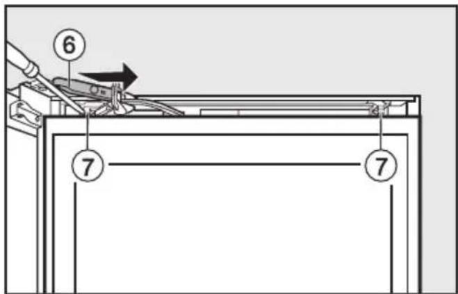 MIELE KFN 14927 SD ED/CS-3 - Türanschlag wechseln - 1