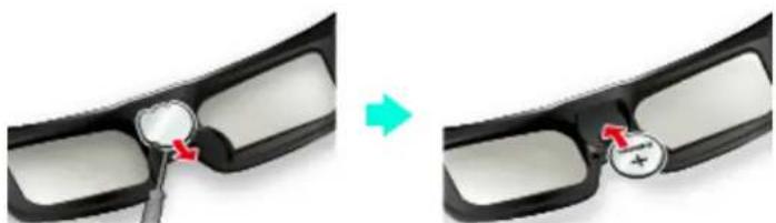 PANASONIC Viera TX-P50ST60B - 3D Brille - Batterie austauschen - 2