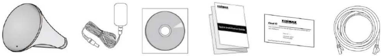Edimax CV-7438NDM - I-1. Verpackungsinhalt - 1