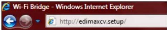 Wi-Fi Bridge - Windows Internet Explorer http://edimaxcv.setup/