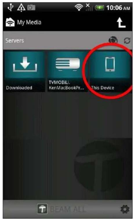 My Media Servers Downloaded TVMOBILI. KenMacBookPr... This Device BEAM ALL