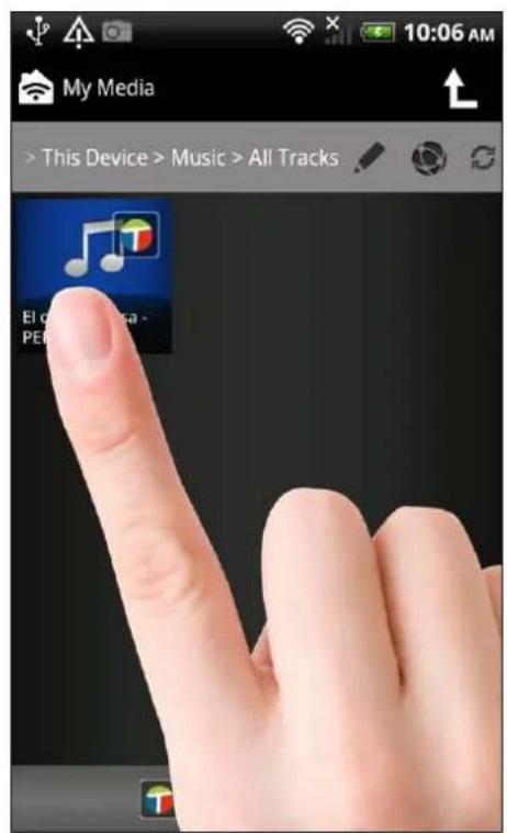 My Media > This Device > Music > All Tracks El c PEI
