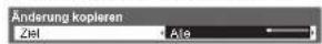 PANASONIC Viera TX-P50GW20 - Kopieren Sie die Einstellungen zum anderen Eingang Änderung kopieren - 1