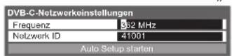 PANASONIC Viera TX-P50GW20 - Netzwerkeinstellungen für DVB-C - 1