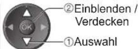 PANASONIC Viera TX-P50GW20 - Überspringen unerwünschter DVB-Sender, Bearbeiten von DVB-Programmen Senderliste - 2
