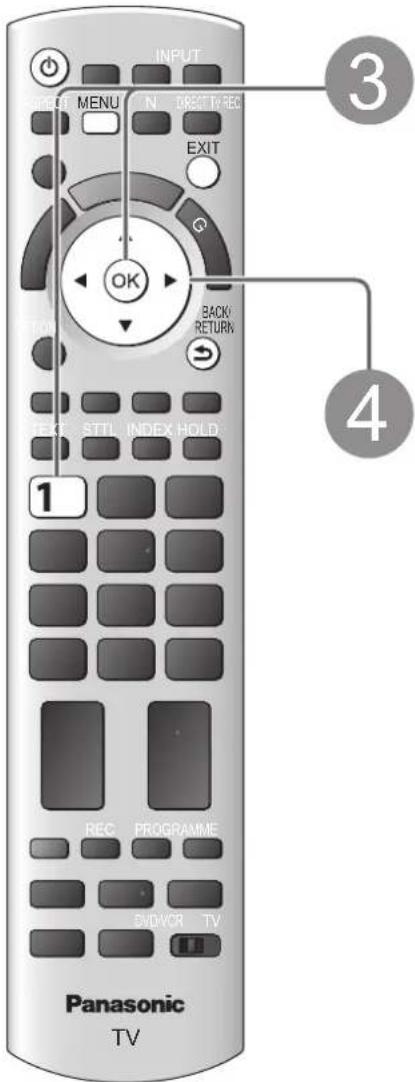 PANASONIC Viera TX-P54Z1E - Wählen Sie die gewünschte Sprache. - 3