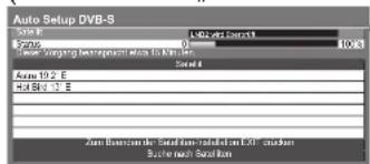 Auto Setup DVB-5 Size: 0 Size: 10.2 Size: 10.2 Auto 19.2 E Hot Bid: 13 E Auto Basenzen der Saldan-Testad am EUI - Schubien Sach in nach Saldan