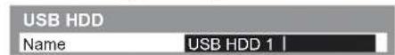 PANASONIC Viera TX-L37ETW5W - Bearbeiten des USB-Festplattennamens - 3