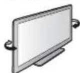 PANASONIC Viera TX-L37ETW5W - Einstellen des Bildschirms auf den gewünschten Winkel (Modell 32 / 37 / 42 / 47 / 55 Zoll) - 1