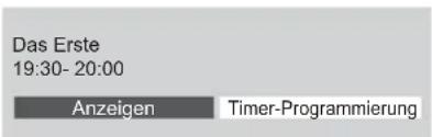 Das Erste 19:30- 20:00 Anzeigen Timer-Programmierung