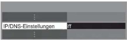 IP/DNS-Einstellungen iff